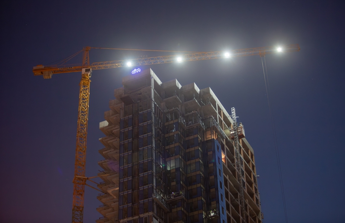 Завершені монолітні роботи в А136 Highlight Tower